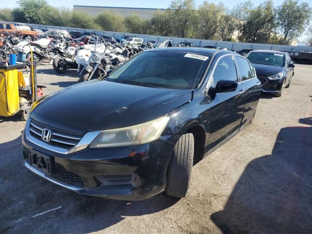 1HGCR2F34EA041699 - 2014 HONDA ACCORD LX BLACK photo 1