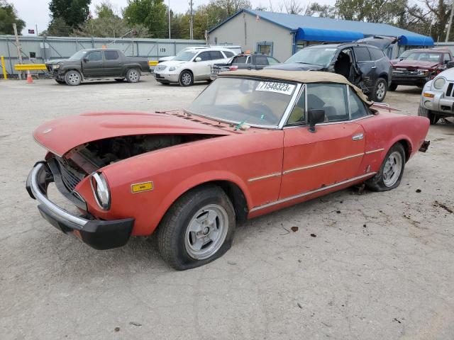 ZFAAS00B6B8185053 - 1981 FIAT 124 SPIDER RED photo 1