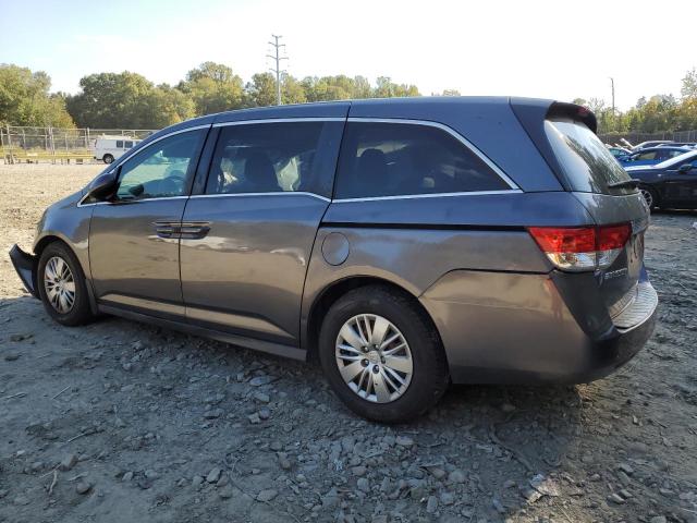 5FNRL5H20GB066691 - 2016 HONDA ODYSSEY LX GRAY photo 2