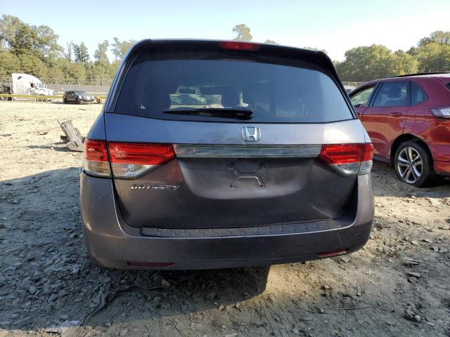 5FNRL5H20GB066691 - 2016 HONDA ODYSSEY LX GRAY photo 6