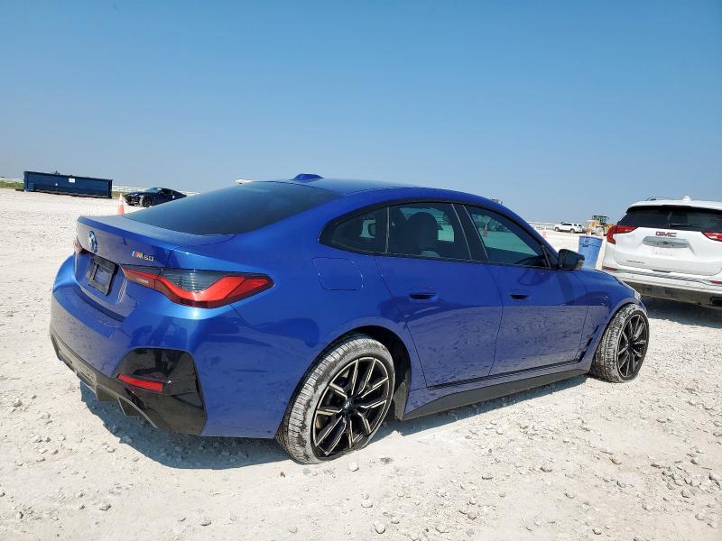 WBY33AW05RFS67158 - 2024 BMW I4 M50 BLUE photo 3