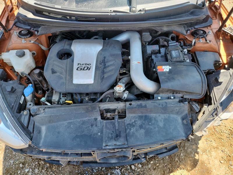 KMHTC6AE9GU282557 - 2016 HYUNDAI VELOSTER TURBO ORANGE photo 11