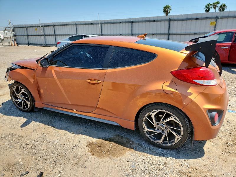 KMHTC6AE9GU282557 - 2016 HYUNDAI VELOSTER TURBO ORANGE photo 2