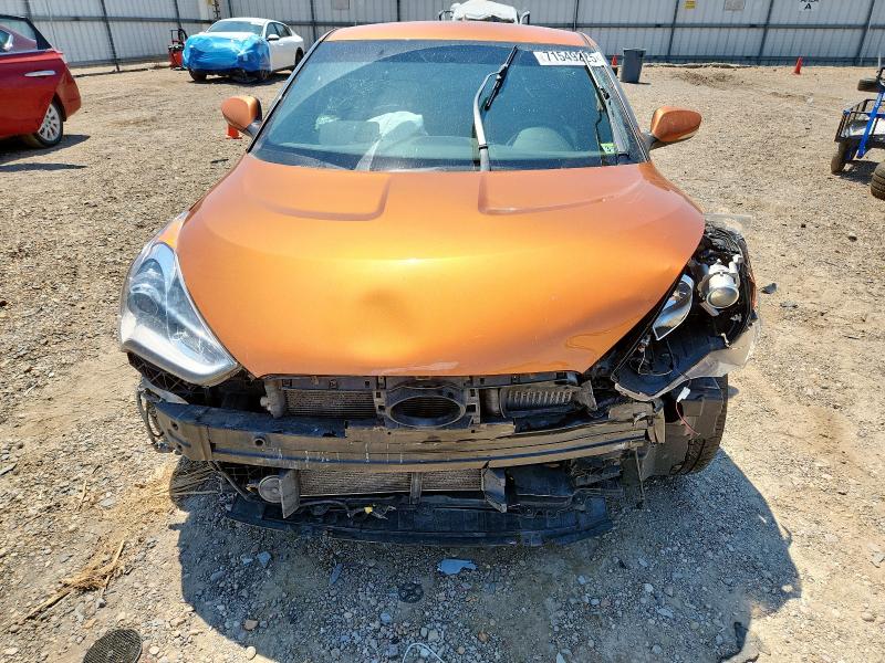 KMHTC6AE9GU282557 - 2016 HYUNDAI VELOSTER TURBO ORANGE photo 5