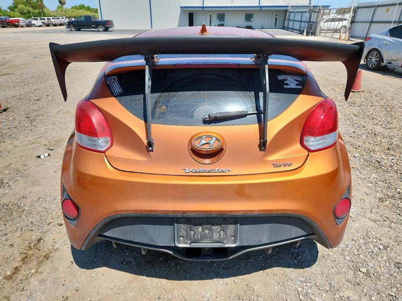 KMHTC6AE9GU282557 - 2016 HYUNDAI VELOSTER TURBO ORANGE photo 6
