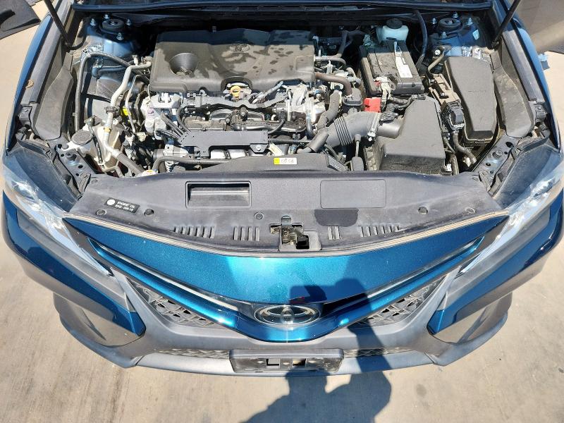 4T1B11HK6KU242364 - 2019 TOYOTA CAMRY L BLUE photo 11