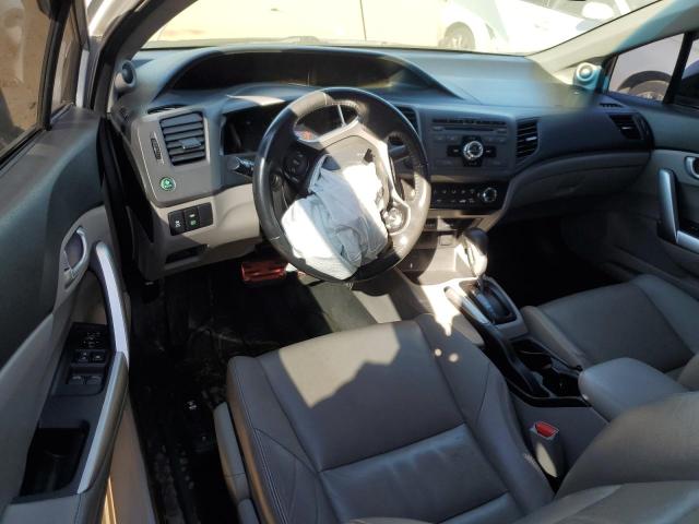 2HGFG3B15CH519995 - 2012 HONDA CIVIC EXL Արծաթագույն լուսանկար 8