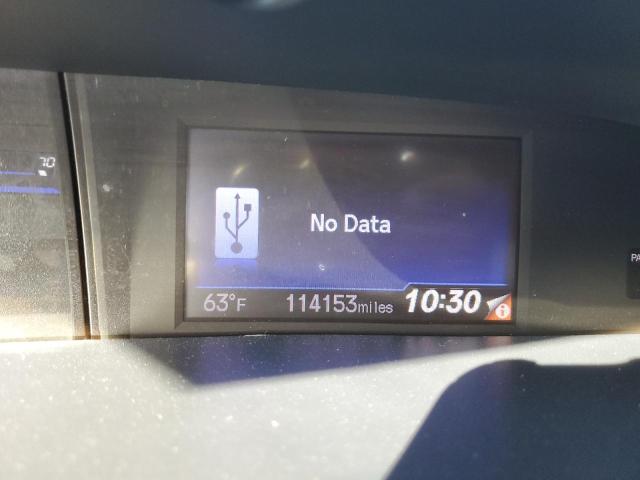 2HGFG3B15CH519995 - 2012 HONDA CIVIC EXL Արծաթագույն լուսանկար 9