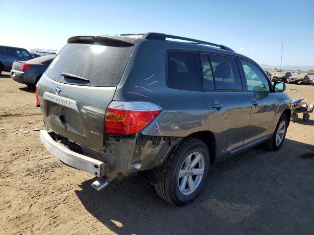 5TDBK3EH0AS008214 - 2010 TOYOTA HIGHLANDER GRAY photo 3