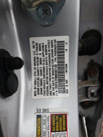 19XFA1F98BE007128 - 2011 HONDA CIVIC EXL 银色 照片 13