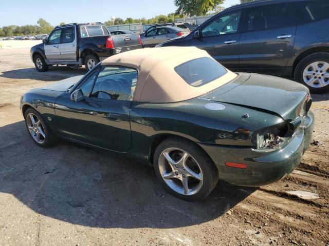 JM1NB353610211256 - 2001 MAZDA MX-5 MIATA BASE GREEN photo 2