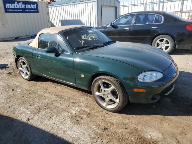 JM1NB353610211256 - 2001 MAZDA MX-5 MIATA BASE GREEN photo 4