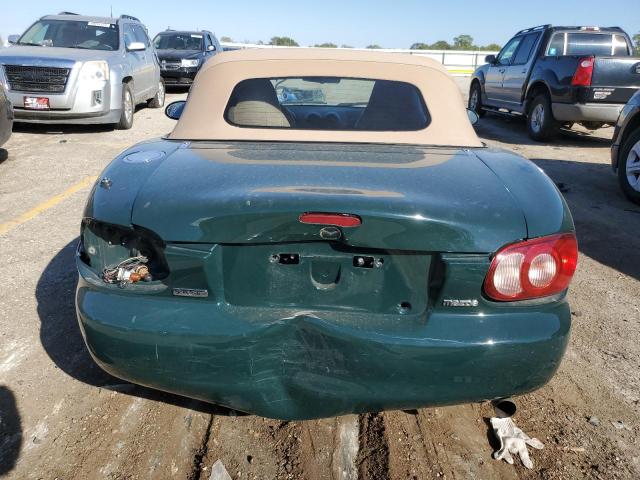 JM1NB353610211256 - 2001 MAZDA MX-5 MIATA BASE GREEN photo 6