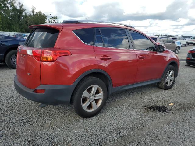 JTMWFREV4EJ007956 - 2014 TOYOTA RAV4 XLE RED photo 3