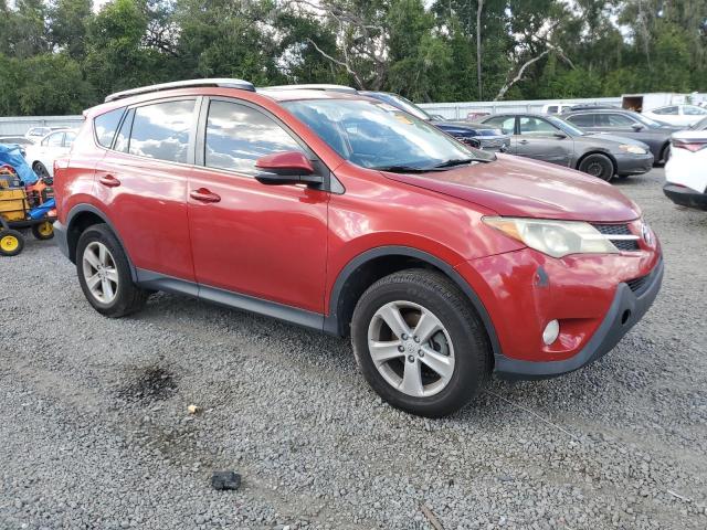 JTMWFREV4EJ007956 - 2014 TOYOTA RAV4 XLE RED photo 4