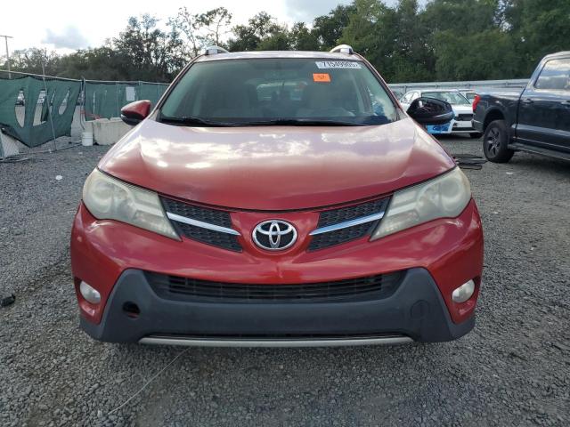 JTMWFREV4EJ007956 - 2014 TOYOTA RAV4 XLE RED photo 5