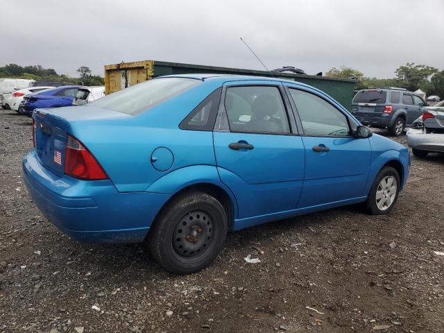 1FAHP34N07W256464 - 2007 FORD FOCUS ZX4 BLUE photo 3