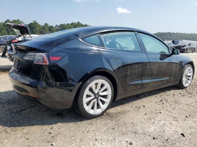 5YJ3E1EAXNF369320 - 2022 TESLA MODEL 3 Czarny zdjęcie 3