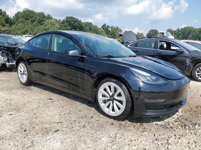 5YJ3E1EAXNF369320 - 2022 TESLA MODEL 3 Czarny zdjęcie 4