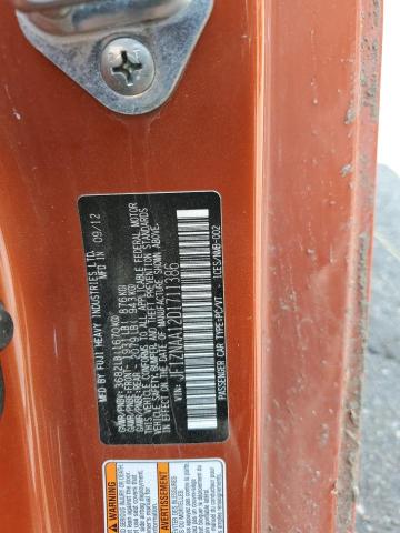 JF1ZNAA12D1711386 - 2013 TOYOTA SCION FR-S ORANGE photo 12