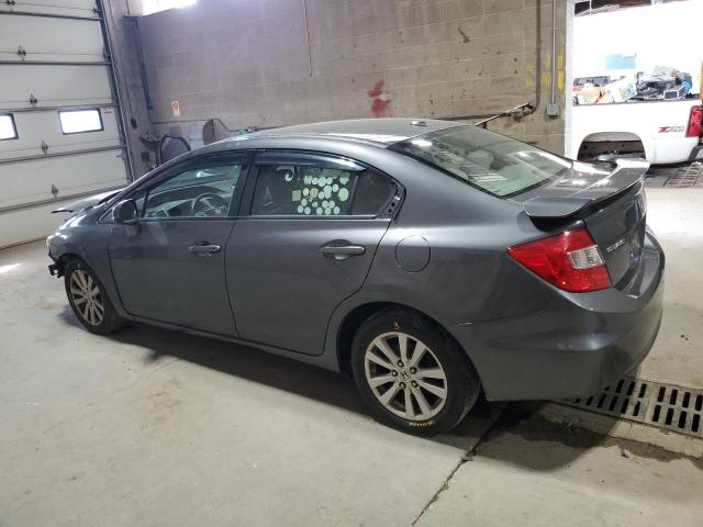 2HGFB2F84CH540952 - 2012 HONDA CIVIC EX CHARCOAL photo 2