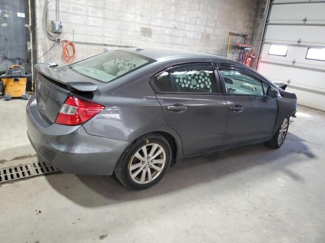 2HGFB2F84CH540952 - 2012 HONDA CIVIC EX CHARCOAL photo 3
