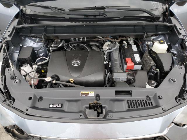 5TDGZRBH3LS034656 - 2020 TOYOTA HIGHLANDER XLE BLUE photo 12