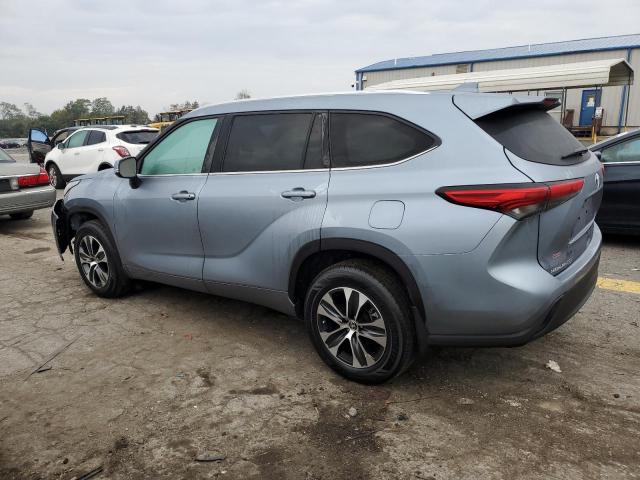 5TDGZRBH3LS034656 - 2020 TOYOTA HIGHLANDER XLE BLUE photo 2