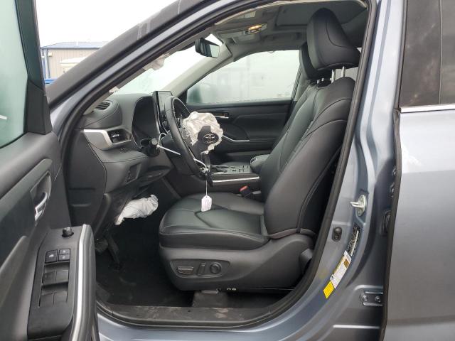 5TDGZRBH3LS034656 - 2020 TOYOTA HIGHLANDER XLE BLUE photo 7