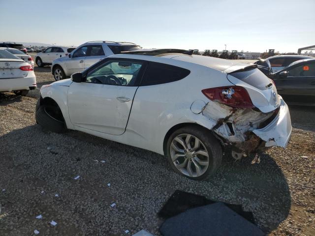 KMHTC6AD1CU037673 - 2012 HYUNDAI VELOSTER WHITE photo 2