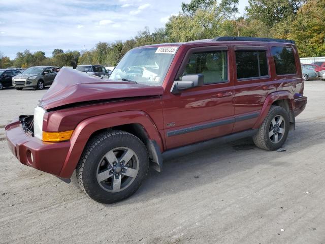 1J8HG48K98C165124 - 2008 JEEP COMMANDER SPORT ბურგუნდია ფოტო 1