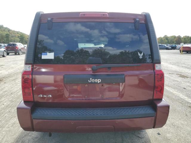 1J8HG48K98C165124 - 2008 JEEP COMMANDER SPORT ბურგუნდია ფოტო 6