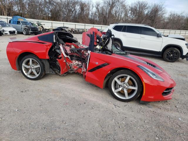 1G1YB2D78E5118249 - 2014 CHEVROLET CORVETTE STINGRAY 1LT RED photo 4