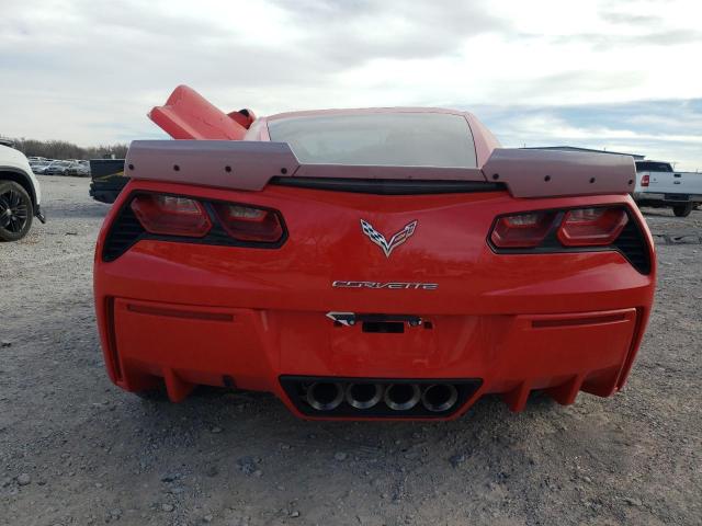 1G1YB2D78E5118249 - 2014 CHEVROLET CORVETTE STINGRAY 1LT RED photo 6