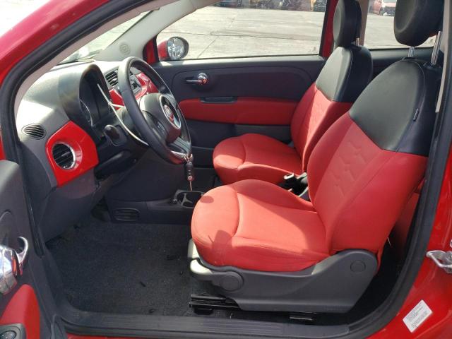 3C3CFFAR7DT665034 - 2013 FIAT 500 POP RED photo 7