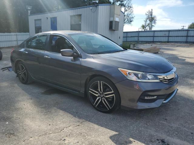 1HGCR2F50GA116838 - 2016 HONDA ACCORD SPORT GRAY photo 4