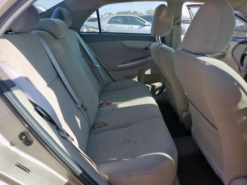 2T1BU4EE5AC439419 - 2010 TOYOTA COROLLA BASE TAN photo 10