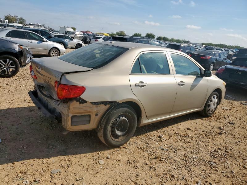2T1BU4EE5AC439419 - 2010 TOYOTA COROLLA BASE TAN photo 3