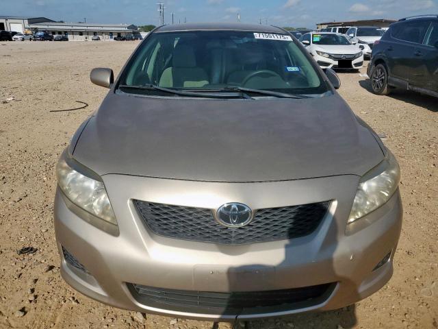 2T1BU4EE5AC439419 - 2010 TOYOTA COROLLA BASE TAN photo 5