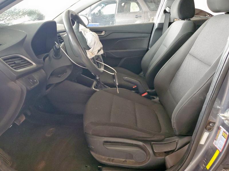 3KPC24A30KE079963 - 2019 HYUNDAI ACCENT SE Gris foto 7