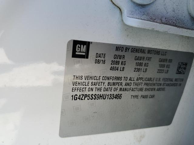 1G4ZP5SS9HU133466 - 2017 BUICK LACROSSE ESSENCE თეთრი ფოტო 12