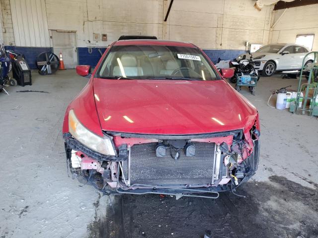 1HGCS22898A012483 - 2008 HONDA ACCORD EXL RED photo 5