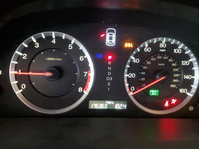 1HGCS22898A012483 - 2008 HONDA ACCORD EXL RED photo 9