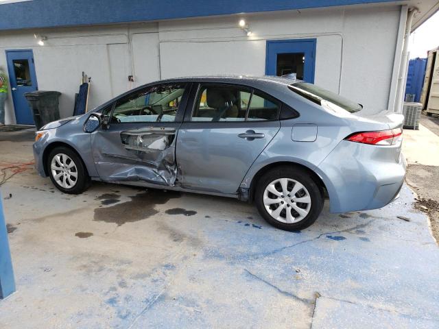 JTDEPMAE4MJ178660 - 2021 TOYOTA COROLLA LE 蓝色 照片 2