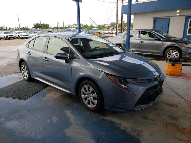 JTDEPMAE4MJ178660 - 2021 TOYOTA COROLLA LE 蓝色 照片 4