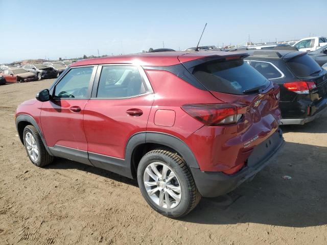 KL79MNSLXMB139902 - 2021 CHEVROLET TRAILBLAZE LS RED photo 2