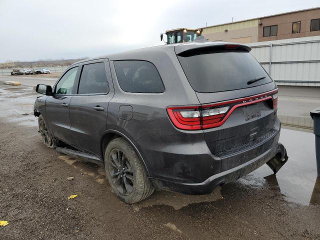 1C4SDJCT5LC257506 - 2020 DODGE DURANGO R/T GRAY photo 2