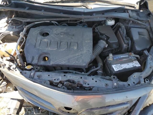 2T1BU4EE5CC762100 - 2012 TOYOTA COROLLA BASE فحمي صورة 11