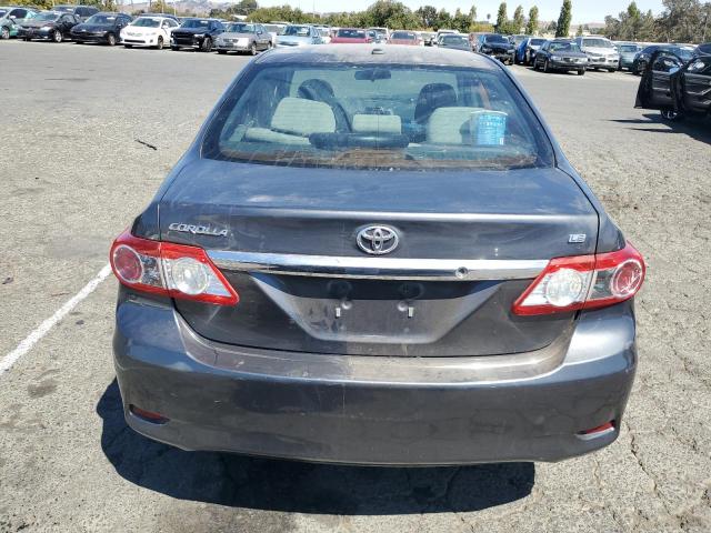 2T1BU4EE5CC762100 - 2012 TOYOTA COROLLA BASE فحمي صورة 6