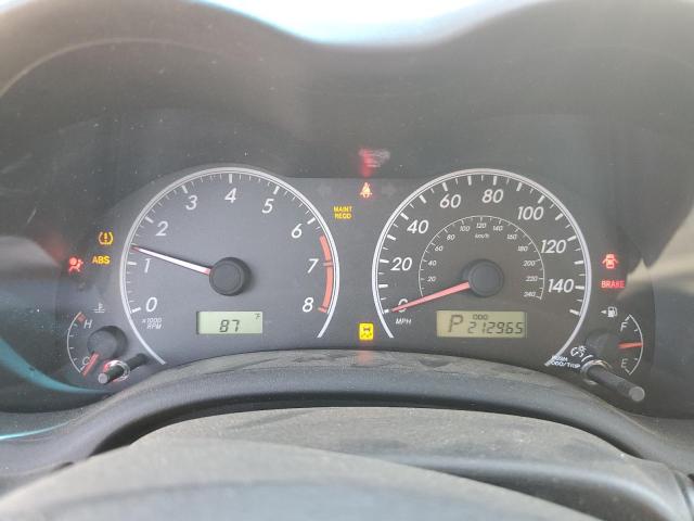 2T1BU4EE5CC762100 - 2012 TOYOTA COROLLA BASE فحمي صورة 9